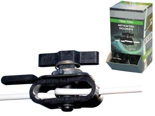 Tirante per funi e fili in box pz.16 - tendi cavo che si utilizza per la tesatura di vari tipi di cavo, tira funi e fili da ø mm. 1 a 4,5, resiste a sbalzi termici ...