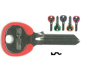 Chiavi per cilindri agb 5 spine grandi agb1rdz - AGB1RDZ SX silky 5 colori assortiti - Nessuna Descrizione per questo prodotto