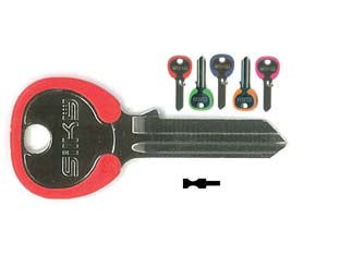 Chiavi per cilindri prefer 5 spine grandi pf092dz - PF092DZ silky 5 colori assortiti - utilizzo principale: per serrature serranda