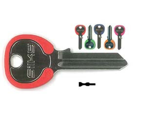 Chiavi per cilindri prefer 5 spine grandi pf092sdz - PF092SDZ silky 5 colori assortiti - utilizzo principale: per serrature serranda