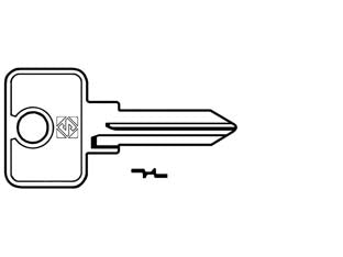 Chiavi auto sispa ssa3r - SSA3R - in acciaio nichelato