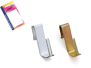 Ganci per bris bris per infissi in alluminio in blister - acciaio ox, in bl.4 pz. - in metallo