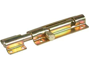 Catenaccio rotondo portalucchetto art.63 - mm.150x40 - in acciaio tropicalizzato