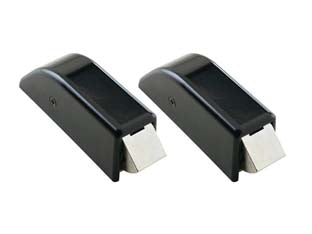 Coppia scrocchi per antipanico 941020 verniciato nero - (9410201505) - chiusura verticale alto e basso, scrocco in zama senza autobloccante , solo per porte antipanico, incontri 94100110+94100120,...