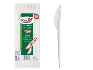 Coltelli trasparenti pz.20 - in plastica monouso