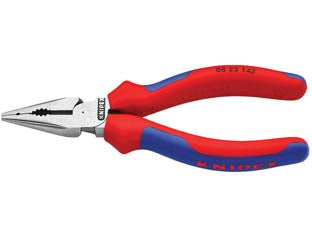 Pinza universale con testa a punta din iso 5746 - mm.145 - pinze universali per tutti i tipi di lavoro con messa a punto, con testa stretta per l'impiego in luoghi di difficile accesso...
