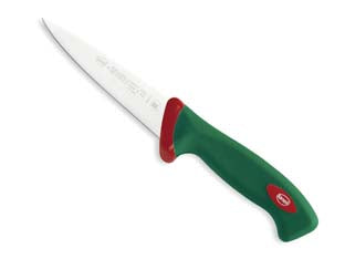 Coltello scannare - cm.22 - coltello a lama rigida ideale per la macellazione e la lavorazione di carni crude, manico ergonomico in materiale antiscivolo