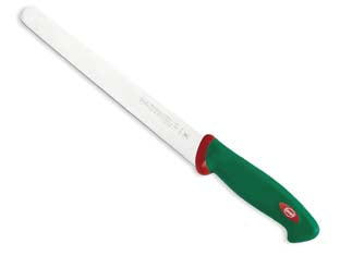 Coltello prosciutto - cm.24 - coltello a lama semirigida, ideale per salumi di media/grande dimensione (es. crudo, bologna, cotto), manico ergonomico in ma...