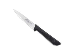 Coltello jolly microseghettato manico nero - cm.11 - adatto per ogni tipo di impiego in cucina, pratico e maneggevole