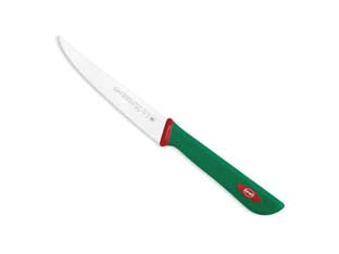 Coltello costata - cm.12 - coltello con lama semirigida e seghettata, ottimo per pomodoro e pane, manico ergonomico in materiale antiscivolo