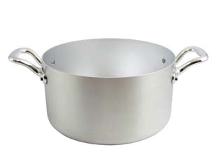 Casseruola cilindrica profonda in alluminio - cm.24 - collezione Famiglia made in Italy