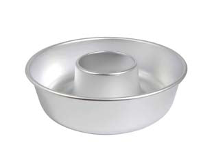 Stampo basso in alluminio con tubo - cm.22x6,5h - collezione pasticceria made in Italy