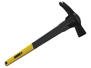 Martello da carpentiere con magnete e manico in fibra di vetro - gr.300 - manico mm.500 - impugnatura grip elastica