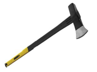 Mazzascure merlin con manico in fibra di vetro - kg.2.5 - manico mm.915 - impugnatrua grip elastica