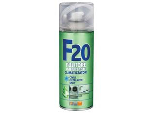 Igienizzante per climatizzatori spray f20 - ml.400 - pulitore, igienizzante per climatizzatori civili, automotive, filtri e split, abbina una perfetta azione pulente ed igienizza...