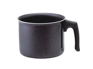 Bollilatte firenze - cm.14 - rivestimento con sistema d'applicazione con triplo strato di superficie antiaderente, manico ergonomico termoisolante