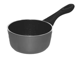 Casseruola a induzione 1 manico ballarini 130 - cm.16 - rivestimento antiaderente a 5 strati su base dura al Titanio, antiaderente a prova di utensili metallici, rivestimento estern...