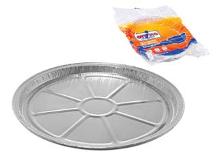 Vaschetta tonda per torta grande in alluminio - per torta grande, pz.2 - pratica e utile, indicato per la cottura poichè l’alluminio è un ottimo conduttore di calore, ideale per cuocere, riscaldare ...