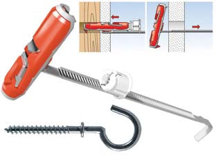 Fissaggio basculante in nylon duotec 10h - ø mm.10 - con occhiolo aperto