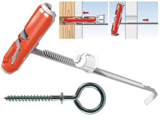 Fissaggio basculante in nylon duotec 10o - ø mm.10 - con occhiolo chiuso
