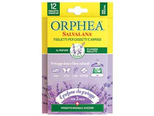Salvalana foglietti per cassetti e armadi al profumo di lavanda - pz.12 - protegge lana e fibre naturali come seta, lino e cotone, pratici foglietti in cellulosa da inserire nei cassetti, nelle scato...
