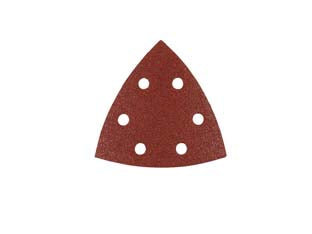 Fogli abrasivi per levigatrice tc-ds 19 - in blister pz.5 - adatti per legno e metallo, 3 differenti grane: 40,120,240, dimensioni mm.96