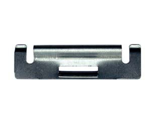 Gancio di attacco per rullo ottagonale per lama plastica - mm.100x31h. - in ferro zincato