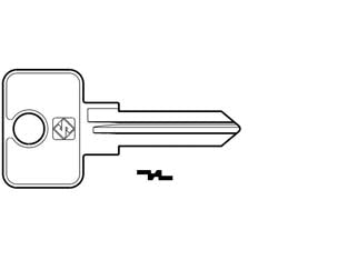 Chiavi sispa per tappi benzina ssa4r - SSA4R - in acciaio nichelato