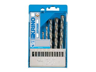 Punte widia superior per muro in set da 7 pezzi - in astuccio plastica, per forare a forte percussione il muro, il cemento, il calcestruzzo, marmo, pietre, idonee per un uso i...