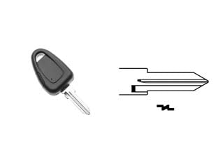 Cover chiavi per auto iveco gt10rs1 - GT10RS1 - permette di riutilizzare la parte elettronica della chiave originale in caso di rottura o danneggiamento della parte meccanic...