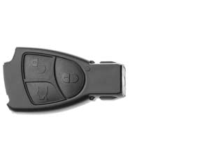 Cover chiavi per auto mercedes hurs5 - HURS5 - 3 bottoni - permette di riutilizzare la parte elettronica della chiave originale in caso di rottura o danneggiamento della parte meccanic...