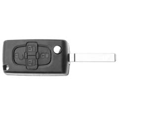 Cover chiavi per auto peugeot va2crs7 - VA2CRS7 - 4 bottoni - permette di riutilizzare la parte elettronica della chiave originale in caso di rottura o danneggiamento della parte meccanic...