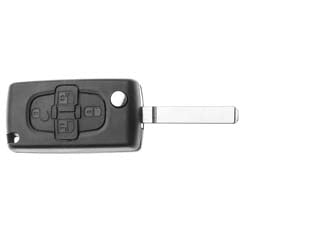 Cover chiavi per auto peugeot va2crs7n - VA2CRS7N - 4 bottoni - permette di riutilizzare la parte elettronica della chiave originale in caso di rottura o danneggiamento della parte meccanic...