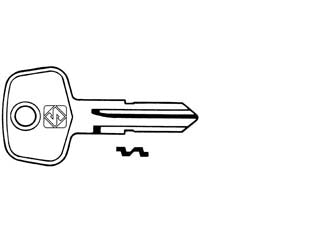 Chiavi auto huf blau bt4 - BT4 - in acciaio nichelato