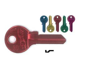 Chiavi per cilindri viro 5 spine piccole vi086u - VI086U ultralite 5 colori assortiti - utilizzo principale: per lucchetti e cilindri per mobili