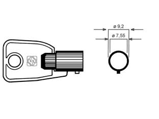Chiavi tubolari per cilindri chicago ch16t - CH16T - in ottone nichelato