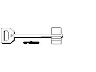 Chiavi doppia mappa fiam 5fi17 - 5FI17 - in ottone nichelato