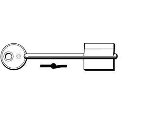 Chiavi doppia mappa kassel kyl - KYL - in ottone nichelato