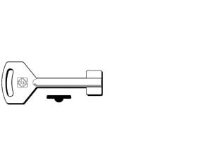 Chiavi doppia mappa moia 5mo3 - 5MO3 - in ottone nichelato