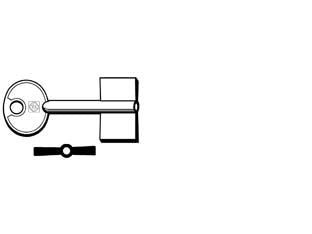 Chiavi doppia mappa lips vago 5lv1 - 5LV1 - in ottone nichelato