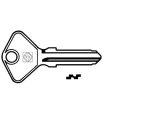 Chiavi auto safe giobert af4d - AF4D - in acciaio nichelato
