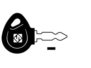 Chiavi auto bosch bh12p - BH12P - in acciaio nichelato, testa in plastica nera