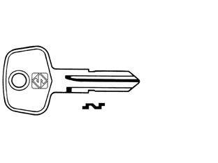 Chiavi auto huf blau bt2r - BT2R - in acciaio nichelato