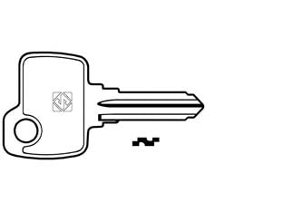 Chiavi auto fiat far1r - FAR1R - in acciaio nichelato