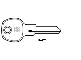 Chiavi auto ek emka perohaus ghe2 - GHE2 - in acciaio nichelato