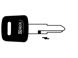 Chiavi auto honda hon31p - HON31P - in acciaio nichelato, testa in plastica nera