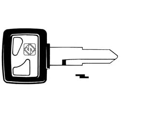 Chiavi auto honda hon39rp - HON39RP - in acciaio nichelato, testa in plastica nera