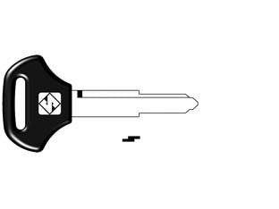 Chiavi auto kawasaki kw16cp - KW16CP - in acciaio nichelato, testa in plastica nera