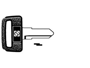 Chiavi auto suzuki sz4rp - SZ4RP - in acciaio nichelato, testa in plastica nera