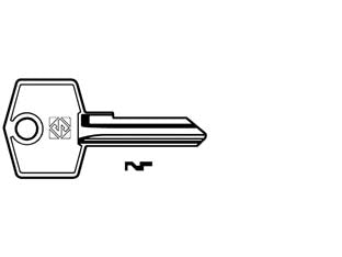 Chiavi auto ford innocenti rover uni11a - UNI11A - in acciaio nichelato